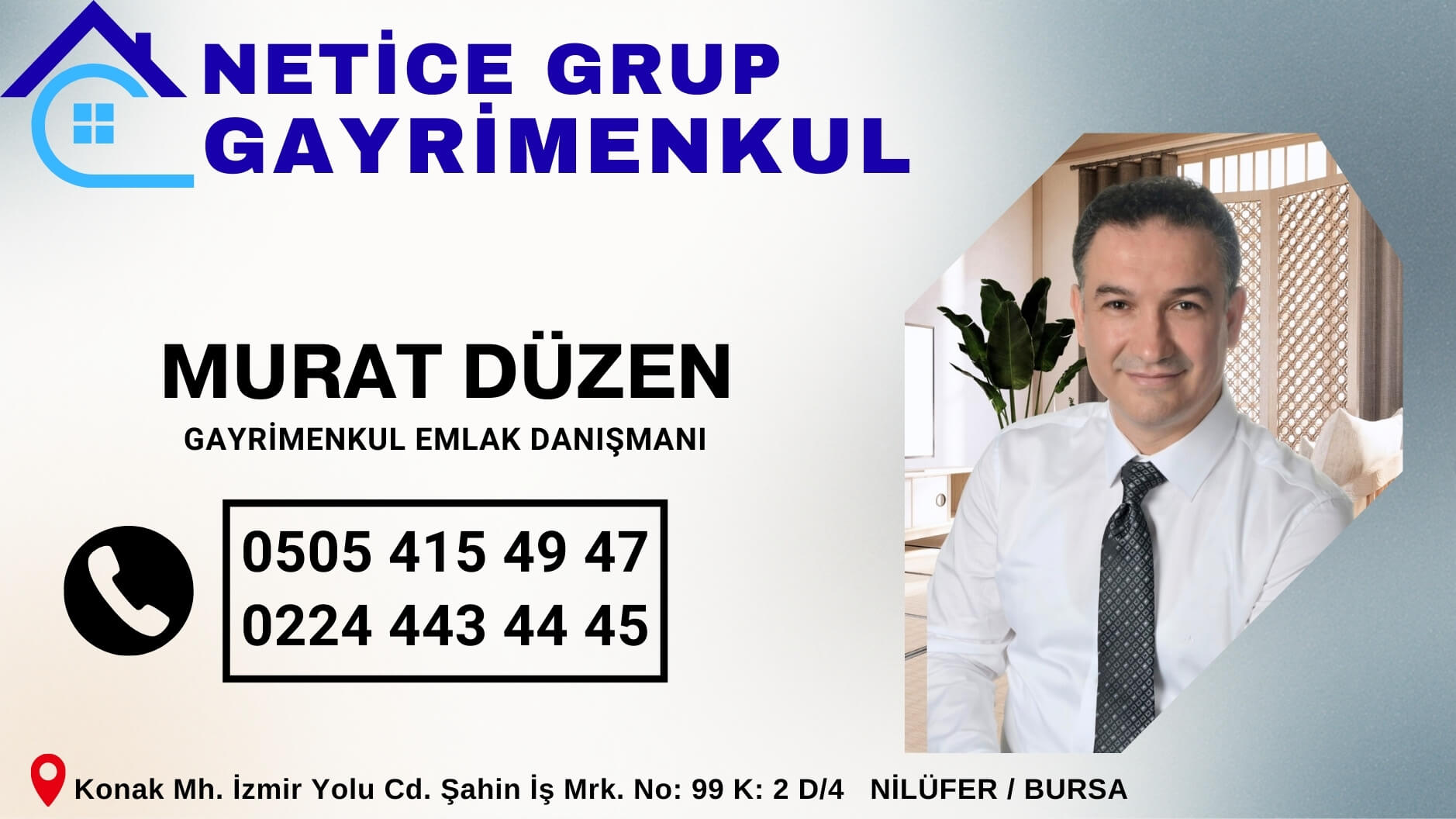 Bursa'da Emlak - Netice Grup Gayrimenkul Danmanlk  Bursa, Nilfer, Osmangazi, Mudanya, Yldrm, Mustafakemalpaa, Karacabey, Demirta, Gemlik, Orhangazi, Orhaneli